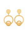 thumb Model No 1000003792 Gold Youself ! Gold Plated Zinc Alloy  Drop drop Earring 0