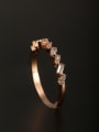 thumb GODKI Luxury Women Wedding Dubai Blacksmith Made Copper Zircon Ring Combination of the ring 3