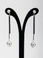thumb Platinum Plated Round Beads Drop drop Earring 0