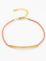 thumb Orange  Bracelet with Gold Plated 0