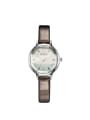 thumb Model No 1000003133 24-27.5mm size Alloy Round style Genuine Leather Women's Watch 0