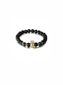 thumb Black Charm Bracelet with Beads 0