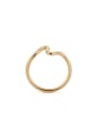thumb Model No DW0128 Custom Gold Statement Band band ring with Gold Plated Titanium 0
