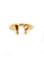 thumb Gold Personalized Youself ! Gold Plated Titanium  Band band ring 0