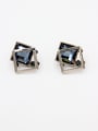 thumb A Gold Plated Stylish  austrian Crystals Studs stud Earring Of Geometric 0