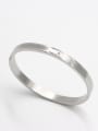 thumb Custom White  Bangle with Stainless steel   59mmx50mm 0