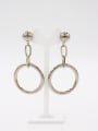 thumb Fashion Gold Plated Statement Hoop drop Earring 0