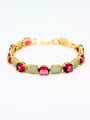 thumb Model No A0000412H-002 A Gold Plated Copper Stylish Zircon Bracelet Of 0