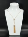 thumb Gold Plated chain White Zircon Beautiful Necklace 0