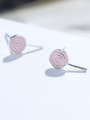thumb Silver-Plated 925 Silver Statement Studs stud Earring 0