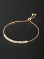 thumb Gold Plated Charm Zircon Bracelet 0