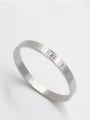 thumb Stainless steel   Bangle   63MMX55MM 0