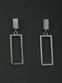 thumb White Square Youself ! Stainless steel  Drop drop Earring 0