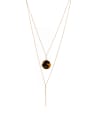 thumb Model No X1000003772 Gold Plated Zinc Alloy  Gold necklace 0