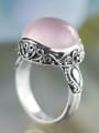 thumb Mother's Initial Pink Band band ring with Gemstone 0