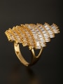 thumb GODKI Luxury Women Wedding Dubai Model No SJ045825R-001 Custom White Ring with Gold Plated Copper 0