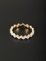 thumb Custom White Ring with Gold Plated Copper  6#-9# 0