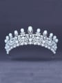 thumb A Platinum Plated Stylish Pearl Wedding Crown Of 0