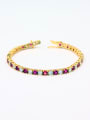 thumb Custom Multicolor Bracelet with Gold Plated Copper 0