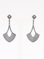 thumb Blacksmith Made Silver-Plated Copper Zircon Drop drop Earring 0