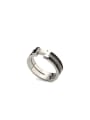 thumb Silver-Plated Stainless steel  Ring 0