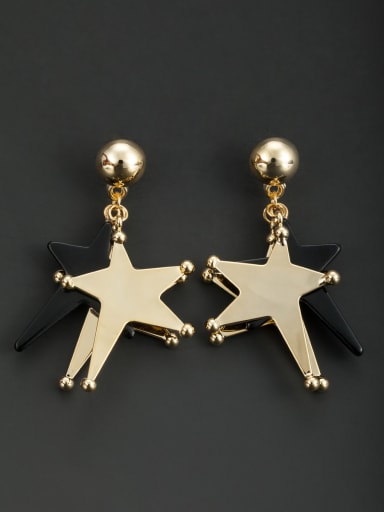 New design Gold Plated Star Drop drop Earring in Multicolor color