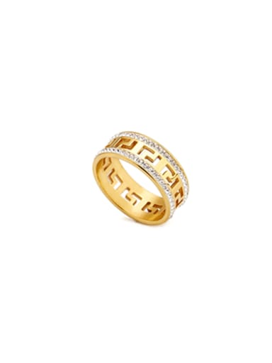 Model No 1000003851 style with Gold Plated Stainless steel band ring