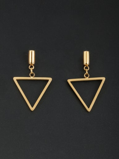 Triangle style with Stainless steel Drop drop Earring