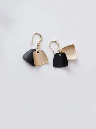 Alloy With Gold Plated Fashion Geometric Hook Earrings