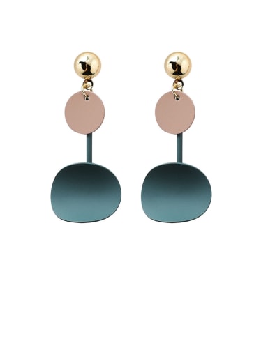 Alloy With Rose Gold Plated Simplistic Geometric Hook Earrings