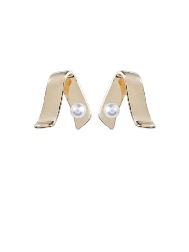 Alloy With Gold Plated Fashion Irregular Stud Earrings