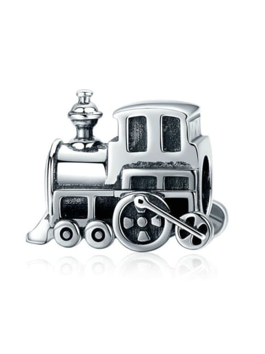 custom 925 silver locomotive charms