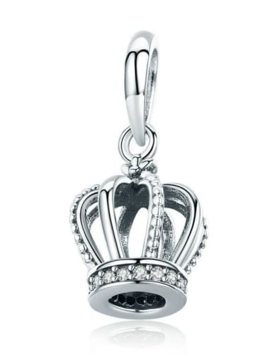 925 silver elegant crown charms