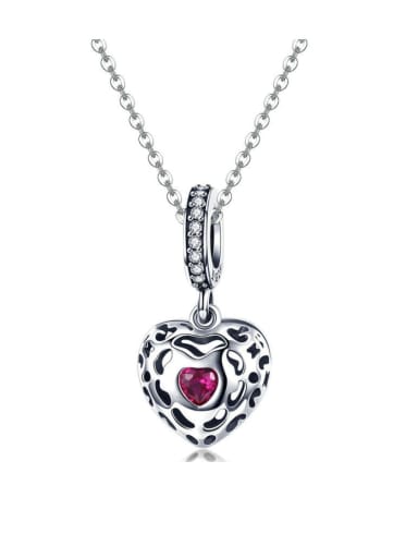 Pendant Chain 925 silver cute heart charms