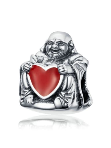 925 silver cute Maitreya Buddha charms
