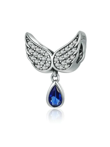 925 Silver Angel Wings charms