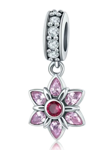 custom 925 Silver Romantic Cherry Blossom charms