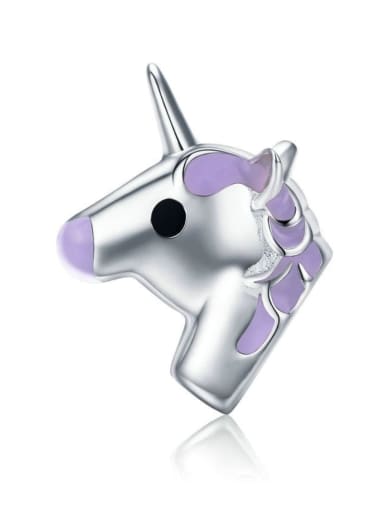 925 silver cute unicorn charms
