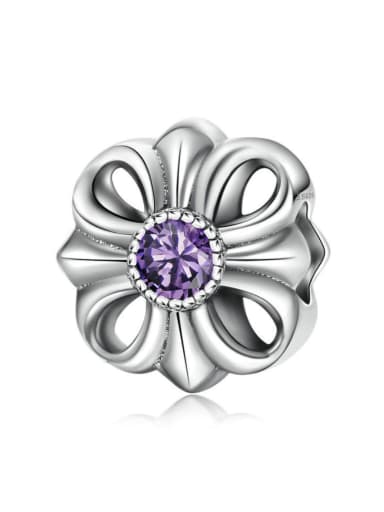 925 silver flower charms