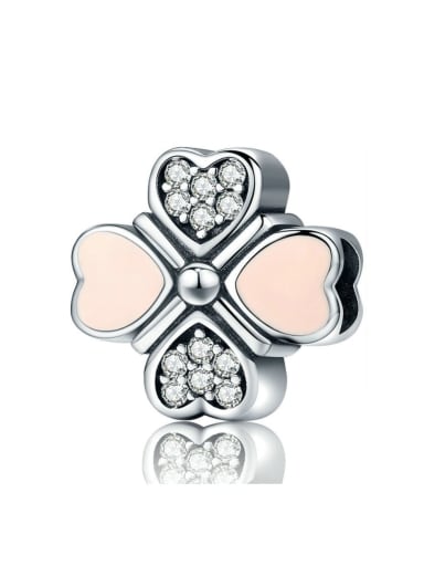 custom 925 silver four-leaf clover charms