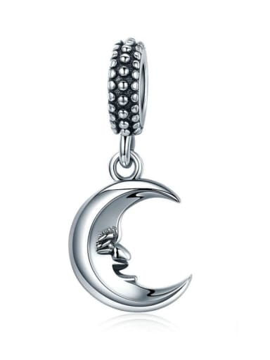custom 925 silver crescent charms