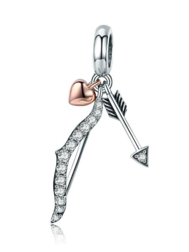 925 Silver Love Bow and Arrow charms