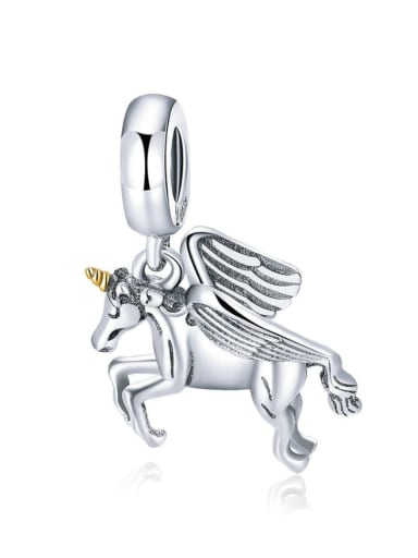 custom 925 silver cute unicorn charms