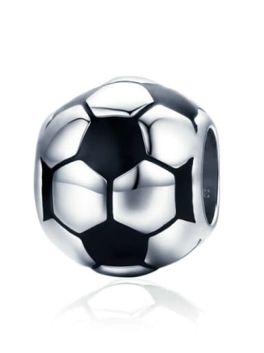 Football sentiment 925 silver various sports ball charms