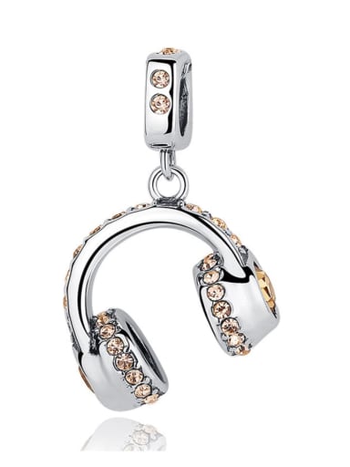 custom 925 silver earphone charms