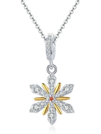 custom 925 silver snowflake charms