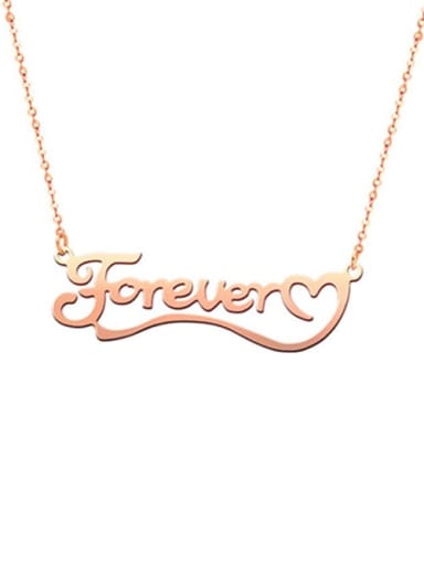 Love You Forever Personalized Classic Name silver