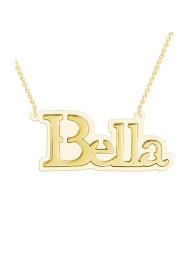 Bella style Silver Name Necklace