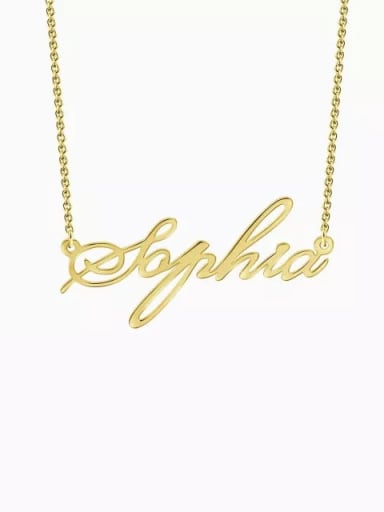 18K Gold Plated Customized Personalized Name Necklace
