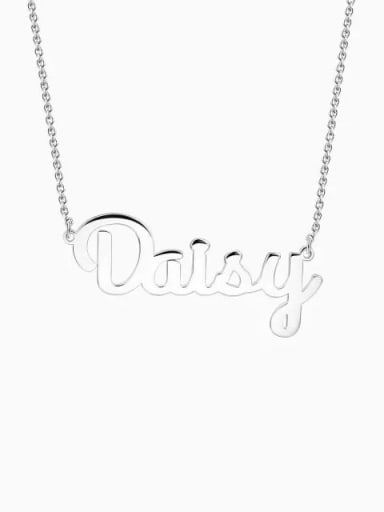 Customized Name Necklace silver